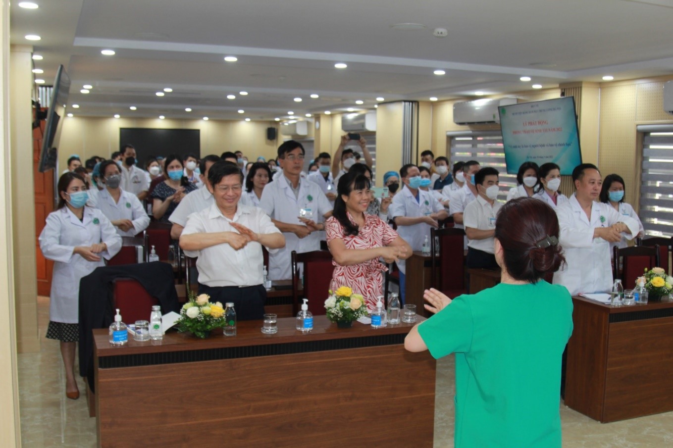 Vệ sinh tay nhanh trong Lễ phát động